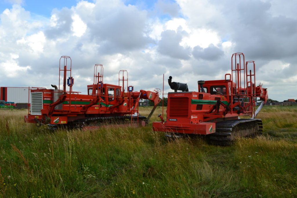 Sleufloze drainagemachines